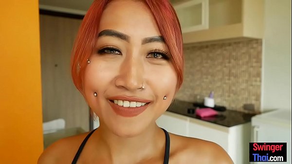 Big Ass Thai Amateur Cutie Slobbering On A Cock And Getting Pounded Hard
