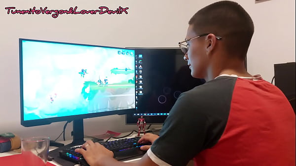 Jugador Con Gran Dotación Y Amiga Ardiente De Deseo