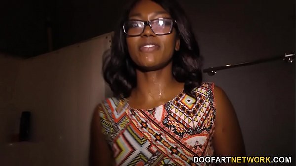 Ebony Skyler Nicole Takes A Massive Cock Anally At The Gloryhole