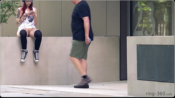 Street Skater’s Daring Flash: Brunette Bares All On Board