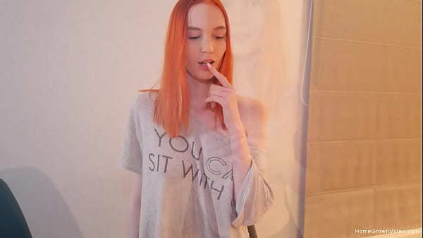 Voluptuous Crimson-haired Lover Revels In Generous Manhood