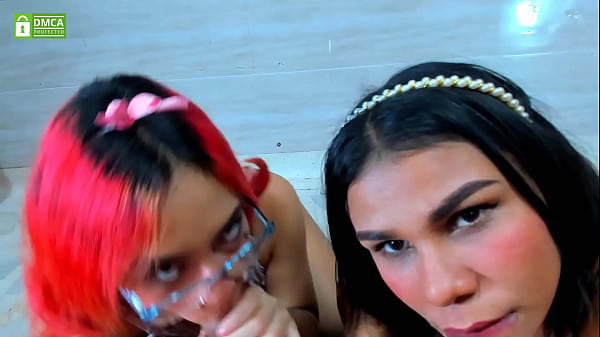 Two Girls Take Turns Pleasuring His Shaft – Intimate Pov Oral