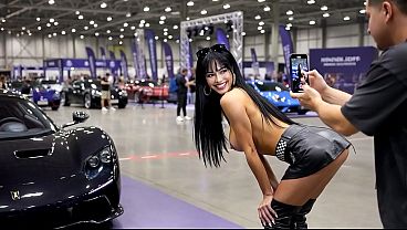 Bare All On The Bonnet: A Risqué Reveal At Silverwood’s Motor Show
