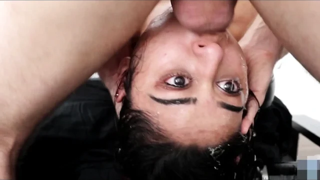 Extreme Tied Up Facefucking For A Submissive Indian Slut