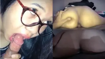 Pov: Ngewe Si Cewek Kacamata Montok Sambil Liatin Muka Bego Lu.