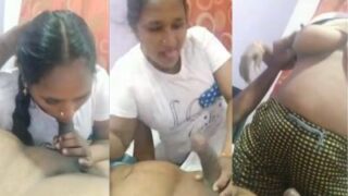 Village Slut Deep-throats Her Lover’s Thick Black Cock In A Steamy Hotel Fuck Session