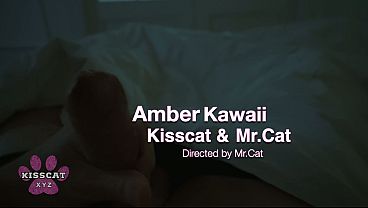Step Mom Catches Step Dad Blasting Inside Step Daughter Amber Kawaii, Then Rides Him Rough In Their Shared Bed