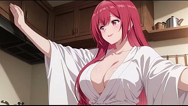 Stepson Walked In Early And Found His Dad’s Wife Cooking In A Tiny, See-through Robe. Kureha Enomoto’s Dirty Cosplay Fuckfest (ai-generated)