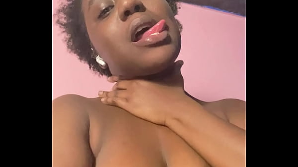 Solo Ebony Babe Showing Off Her Tits For Titty Tuesday