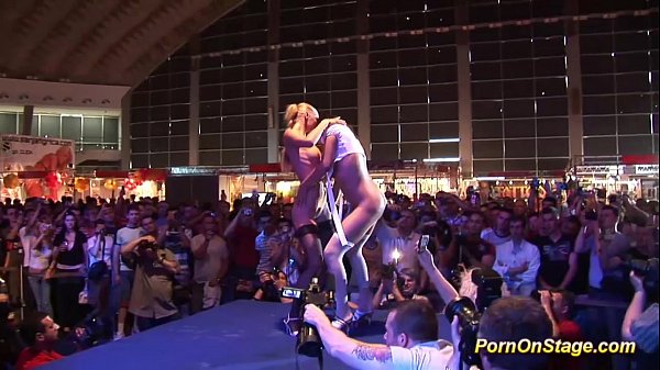 Wild Lesbian Porn Show On Stage, Raw And Dripping Wet