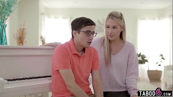 Busty Milf Piano Teacher Bunny Madison Gave Her Young Student A Very Special Reward