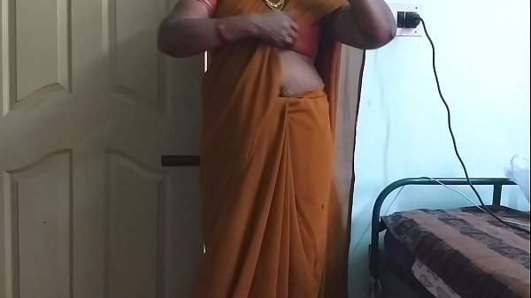Desi Indian Slutty Tamil Telugu Kannada Malayalam Hindi Cheating Wife In Saree, Vanitha Flaunting Huge Tits And Shaved Cunt, Squeezing Hard Nipples, Rubbing Wet Pussy, Fingering Herself