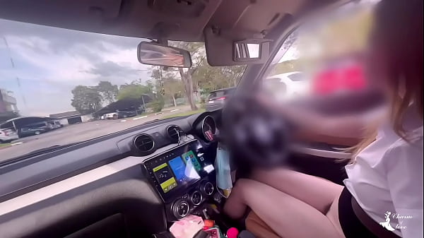 Thai Student Touches Herself While A Stranger Watches From Outside