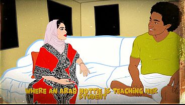 Big Thick Arab Tutor Shows Student Some Wild New Moves