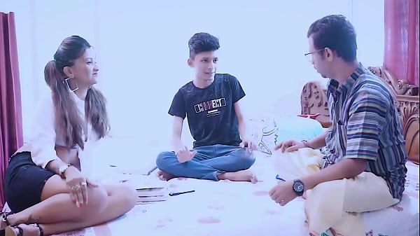 18 Year Old Desi Amateur Gets Fucked By College Teacher And Stepbrother