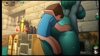 Hornycraft [parody Hentai Game Pornplay] Ep.39 Massive Yoga Pants Thigh Grind