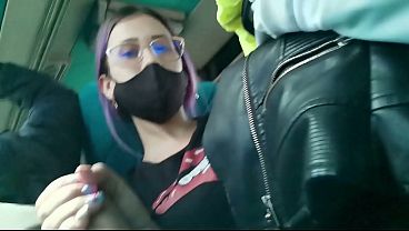 Public Bus Slut Takes A Facial Creampie While Getting Pounded – Blakeproductions