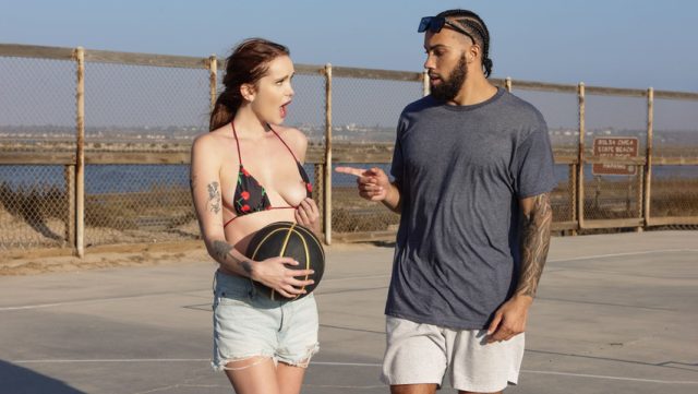 Nuthugger Battle: Basketball Honey Gets Drilled Deep By A Hung Stud