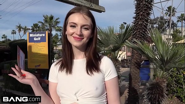 Maya Kendrick’s Naughty Mini-golf Date: Flashing Her Hairy Pussy Like A Wild Amateur Teen